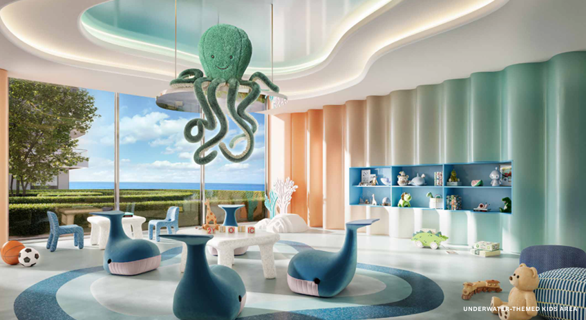 Under Water Themed Kids Area